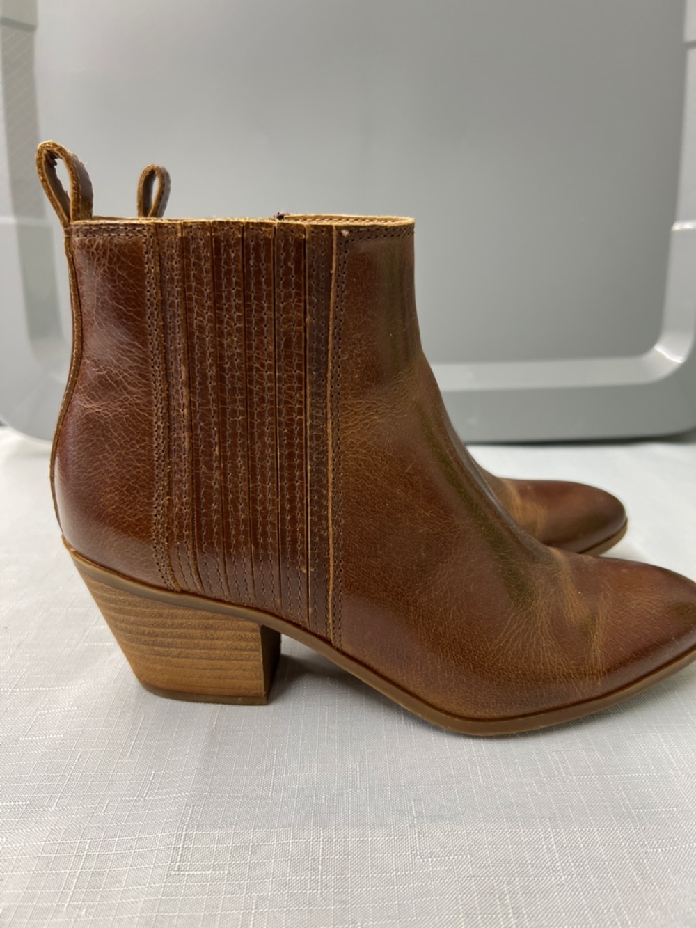 Frye Women's Brown Leather Ankle Boots